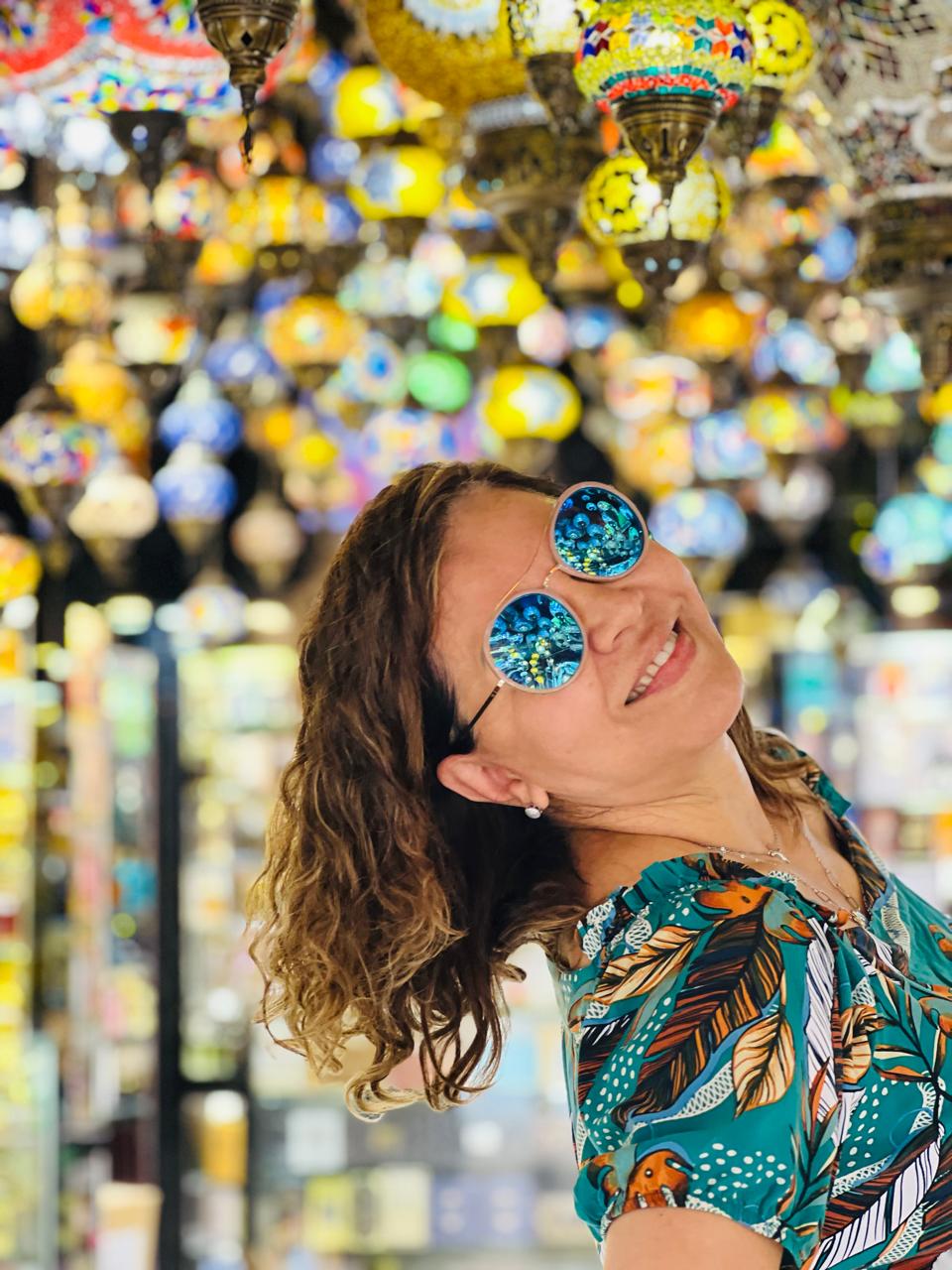 Retrato de Taciana sorrindo